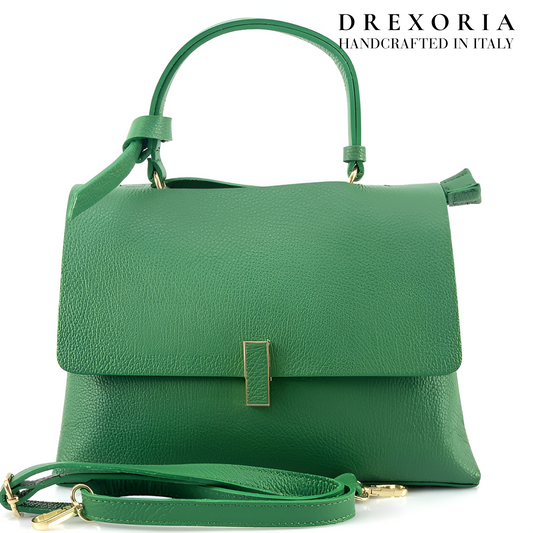 Emerald Light - Valentina Leather Handbag - Lusso 003