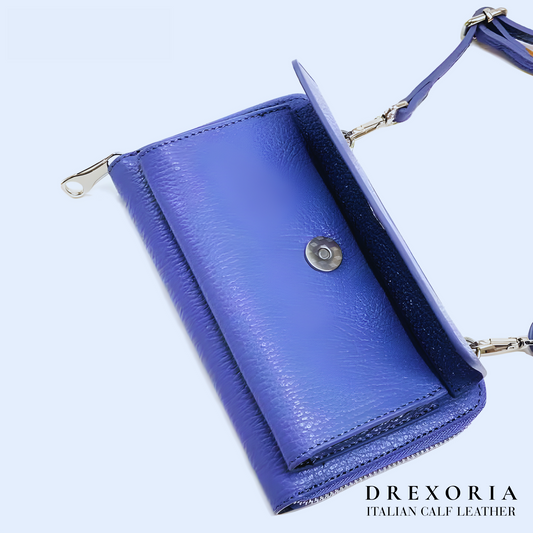 Azure Sky - The Carina Leather Phone Holder | Lusso 001