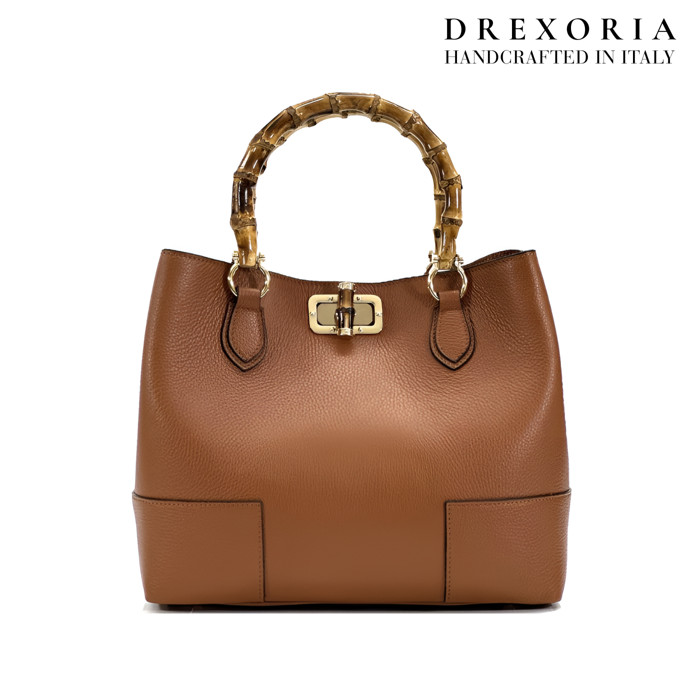 Sable Brown - Aurielle Leather Handbag – Lusso 005