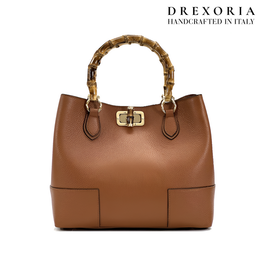 Sable Brown - Aurielle Leather Handbag – Lusso 005