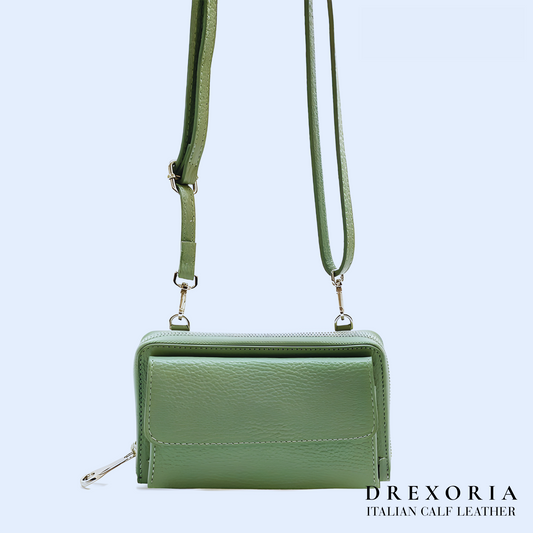 Emerald Light - The Carina Leather Phone Holder | Lusso 001