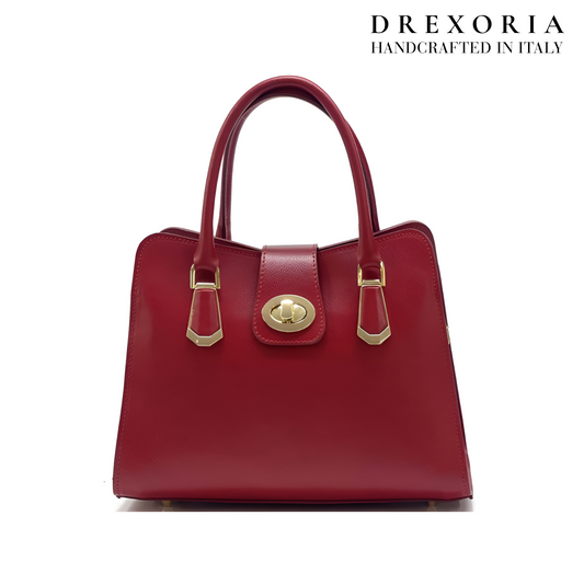 Crimson Luxe - Sorelle Tote leather bag - Lusso 004