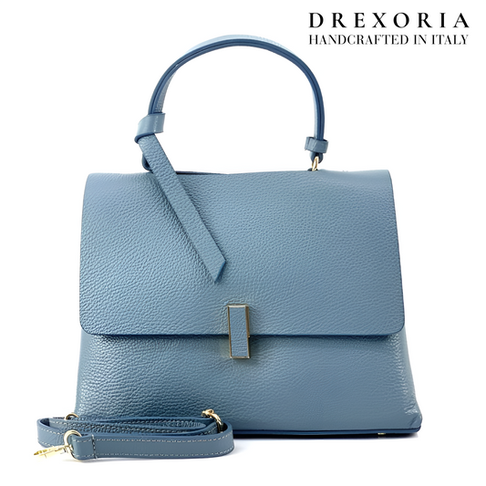 Aqua Mist - Valentina Leather Handbag - Lusso 003