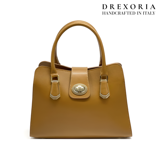 Desert Sand - Sorelle Tote Leather Bag - Lusso 004