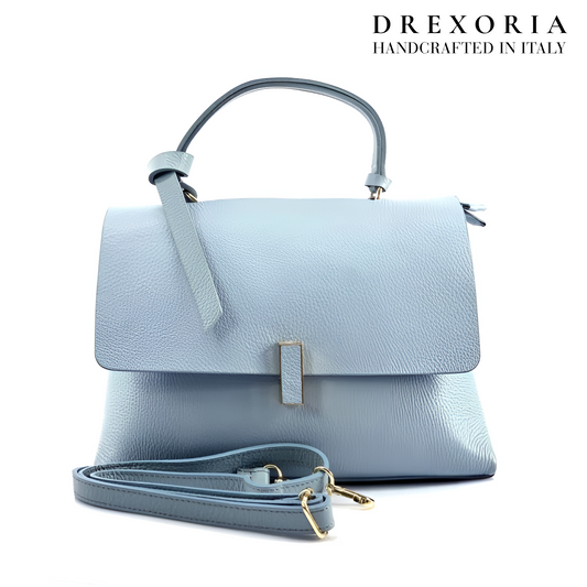 Azure Sky - Valentina Leather Handbag - Lusso 003