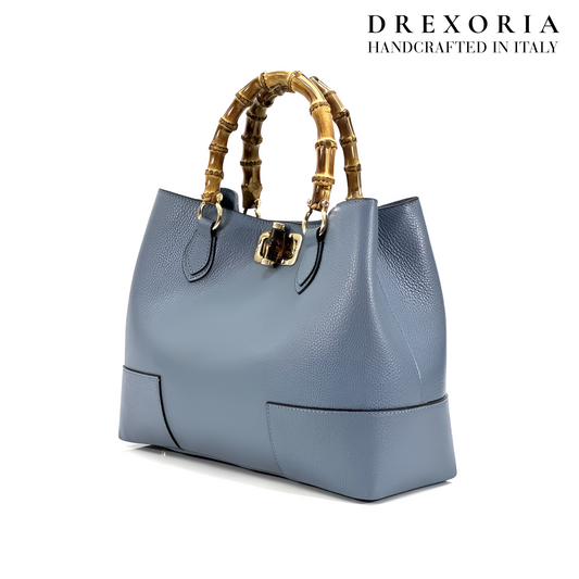 Blue Mirage - Aurielle Leather Handbag – Lusso 005