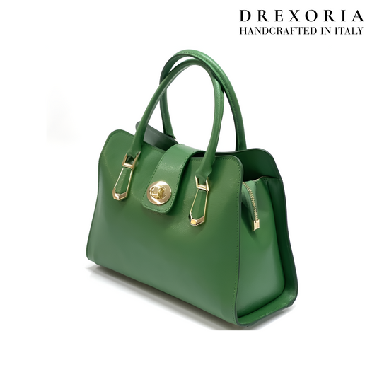 Emerald Light - Sorelle Tote leather bag - Lusso 004