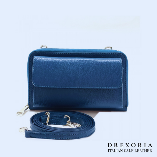 Imperial Petrol - The Carina Leather Phone Holder | Lusso 001