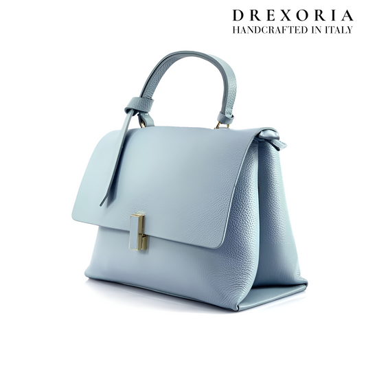 Azure Sky - Valentina Leather Handbag - Lusso 003
