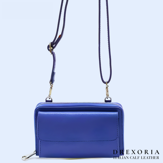 Azure Sky - The Carina Leather Phone Holder | Lusso 001