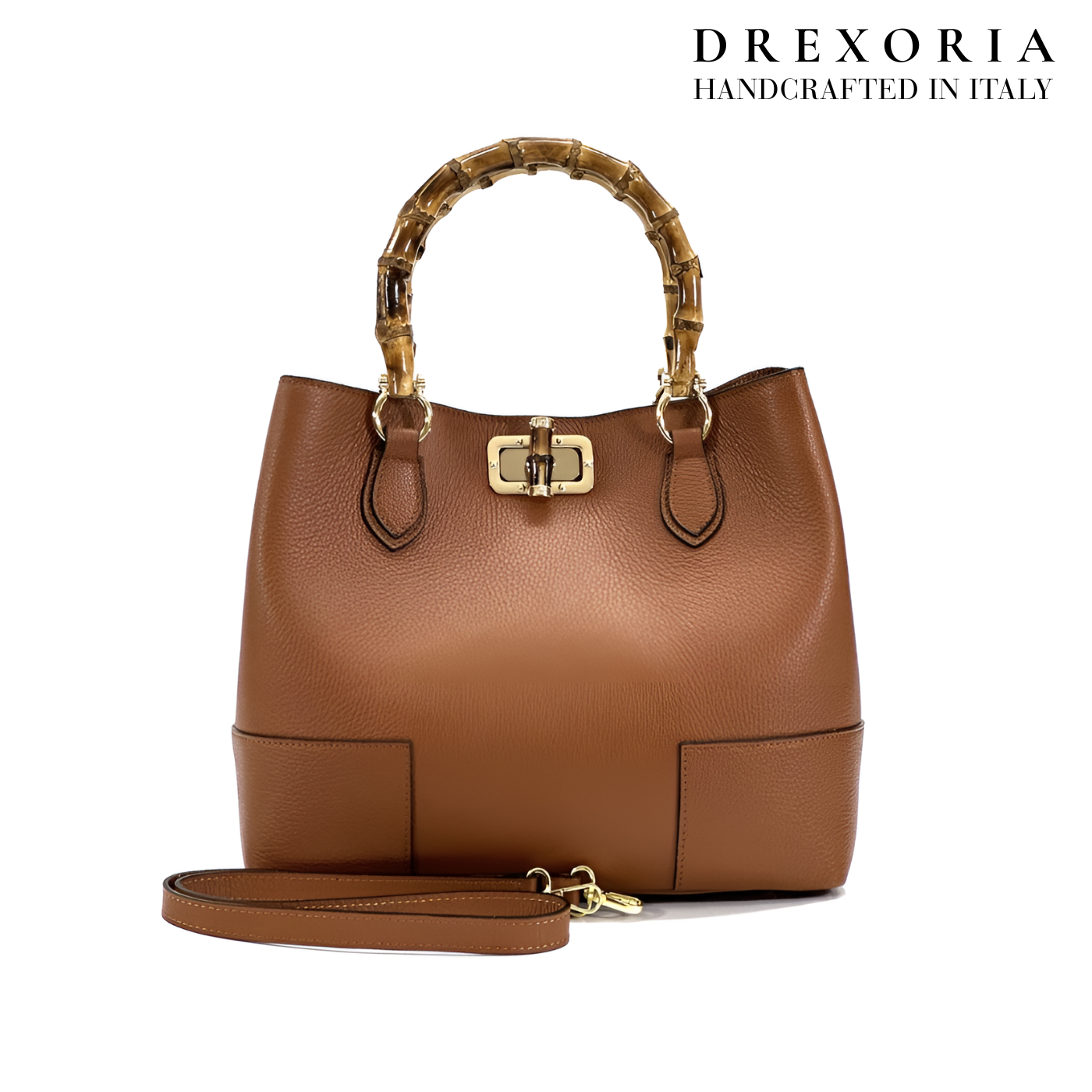Sable Brown - Aurielle Leather Handbag – Lusso 005