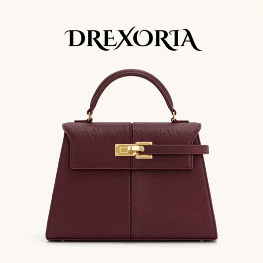 VYNE 002 – The Elise Burgundy | Structured Crossbody Bag