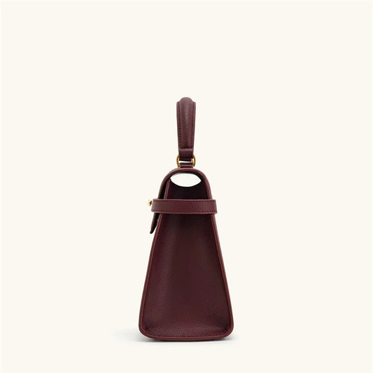 VYNE 002 – The Elise Burgundy | Structured Crossbody Bag